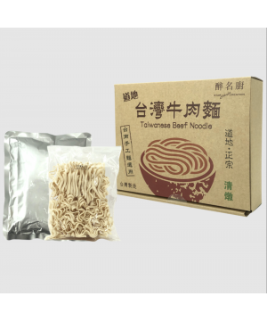 醉名廚 - 香菇清湯牛肉麵 (乾粗麵)